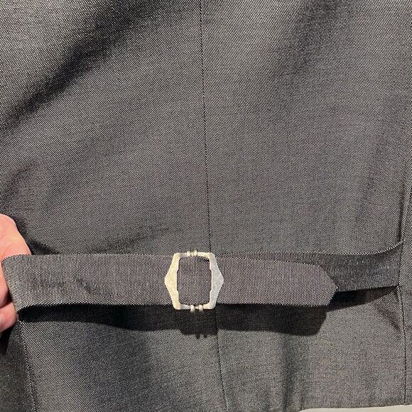 Guess Unisex Charcoal Grey Lined Button Closure Vest Size XS - Picture 10 of 14